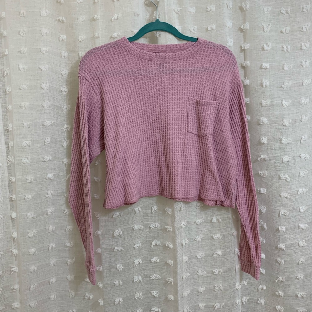 Comfy sweater crop top